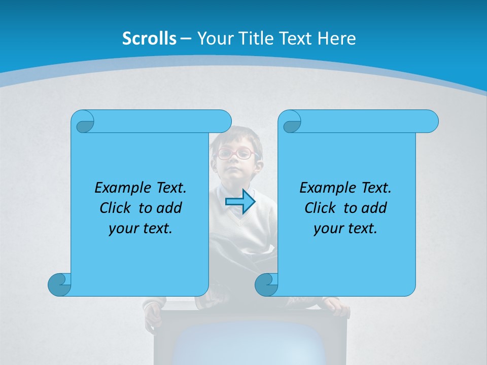 Texture Glasses Old PowerPoint Template