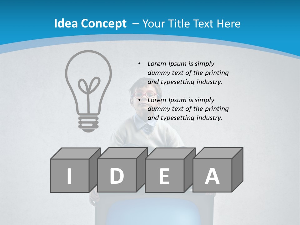 Texture Glasses Old PowerPoint Template