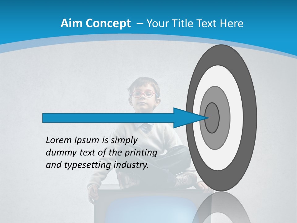 Texture Glasses Old PowerPoint Template