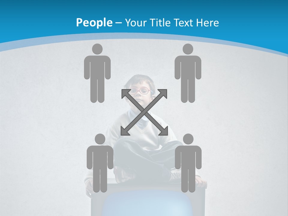 Texture Glasses Old PowerPoint Template