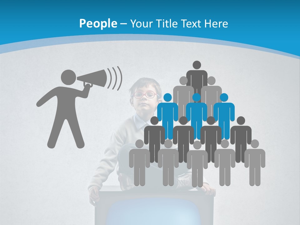 Texture Glasses Old PowerPoint Template