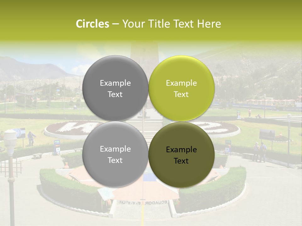 Line Central Architecture PowerPoint Template