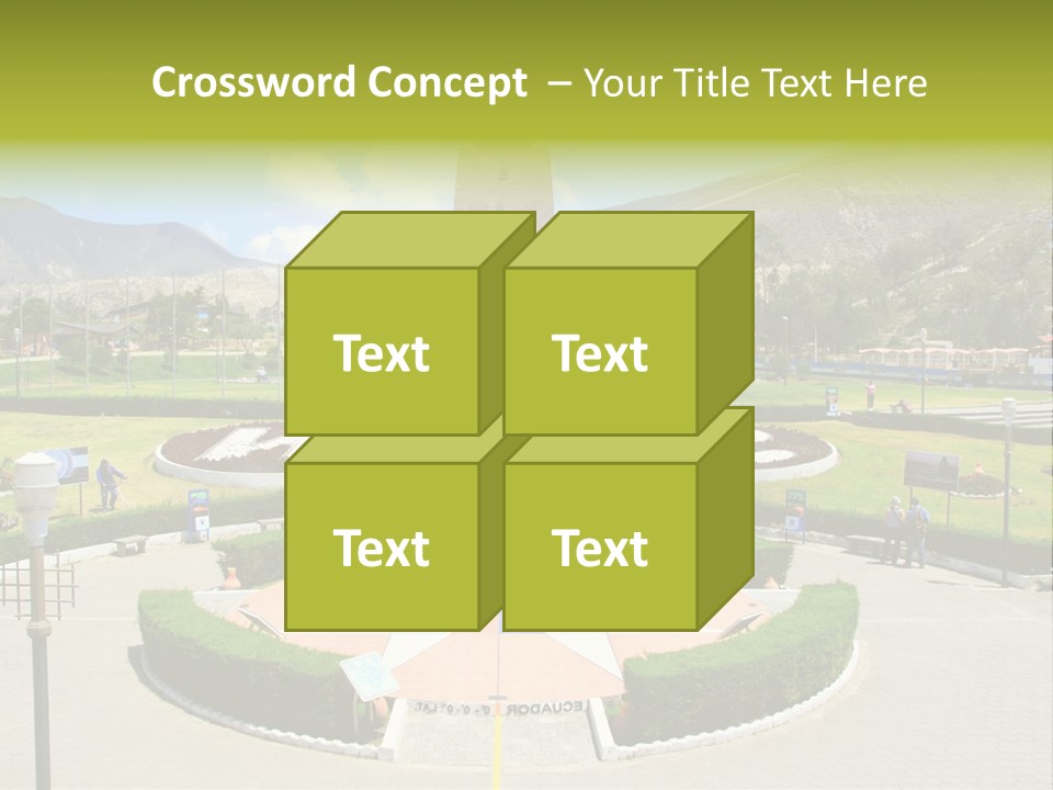Line Central Architecture PowerPoint Template