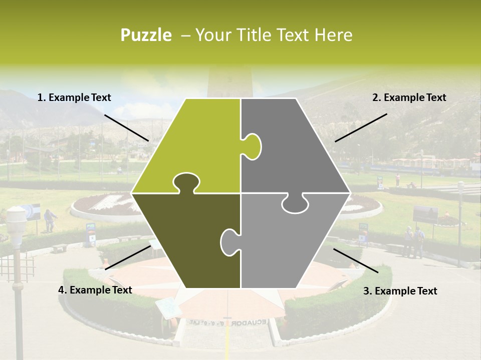 Line Central Architecture PowerPoint Template