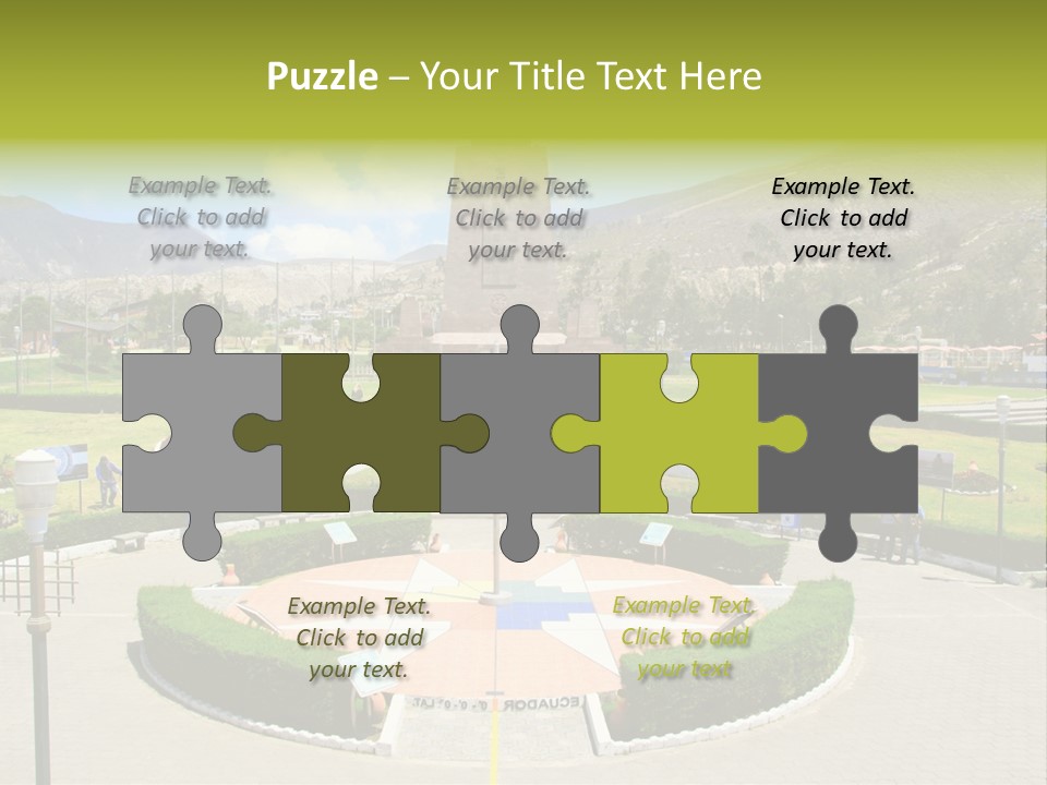 Line Central Architecture PowerPoint Template