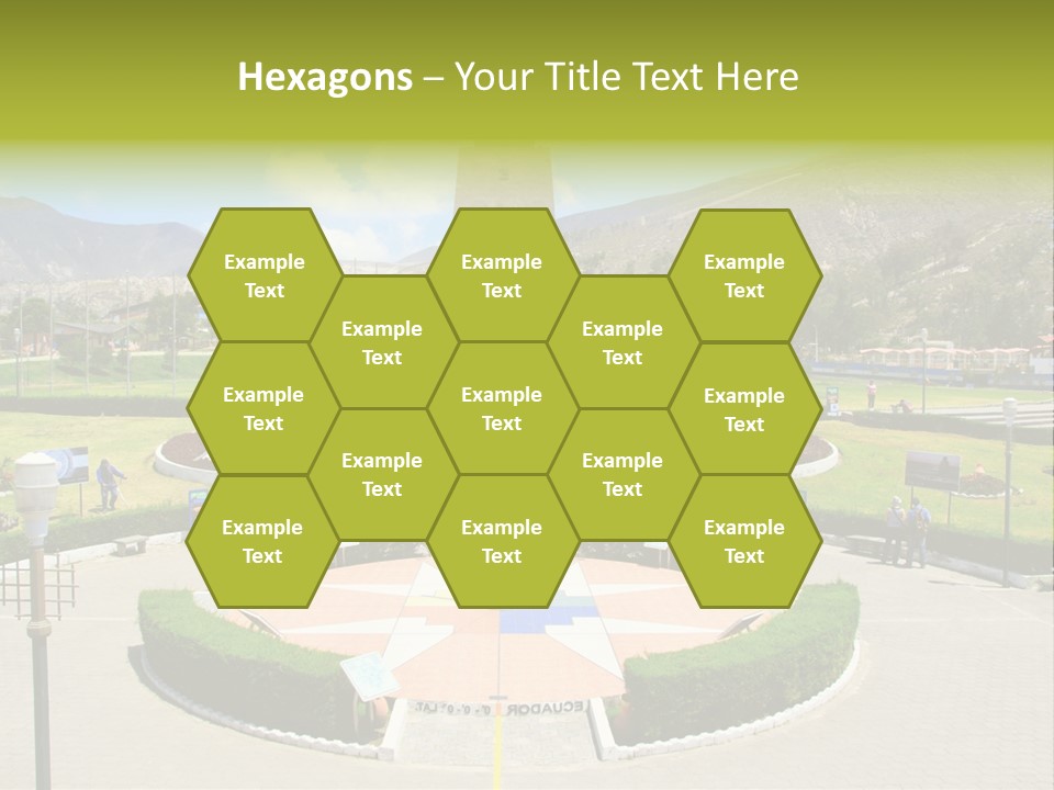 Line Central Architecture PowerPoint Template