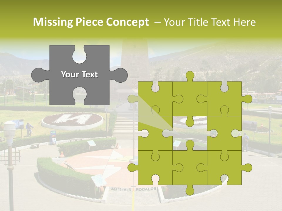 Line Central Architecture PowerPoint Template