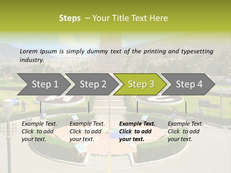 Line Central Architecture PowerPoint Template