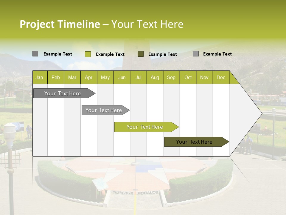 Line Central Architecture PowerPoint Template