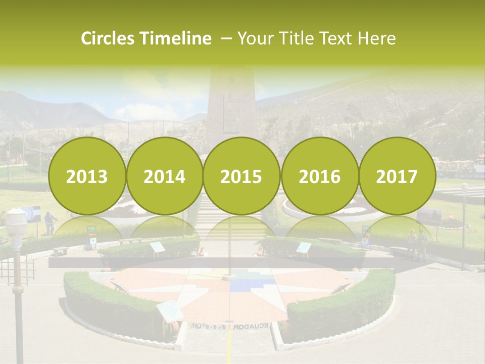 Line Central Architecture PowerPoint Template