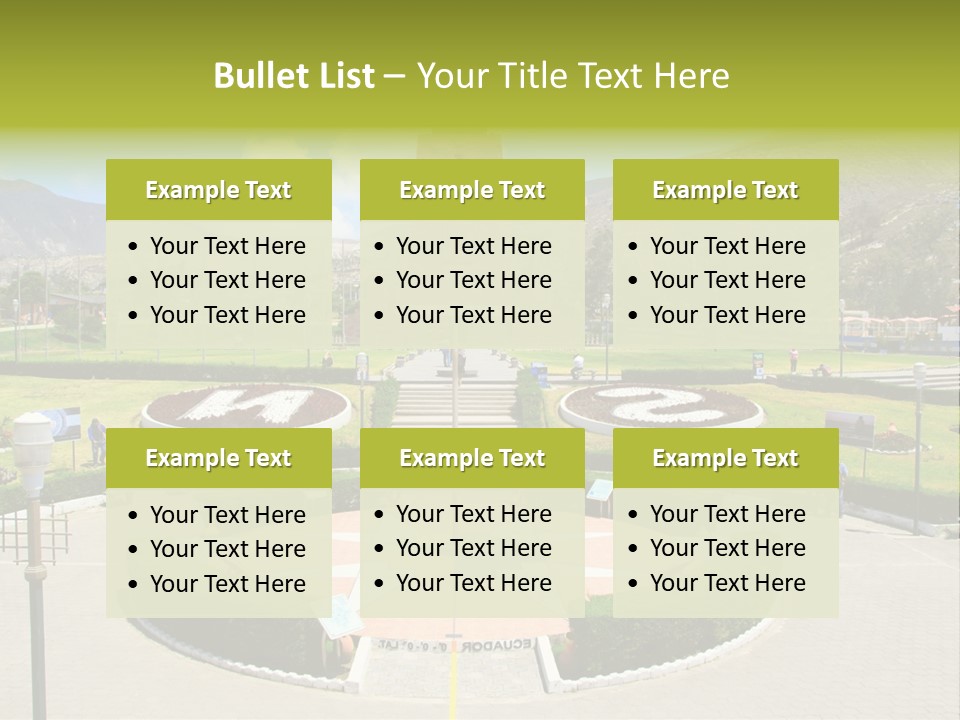 Line Central Architecture PowerPoint Template