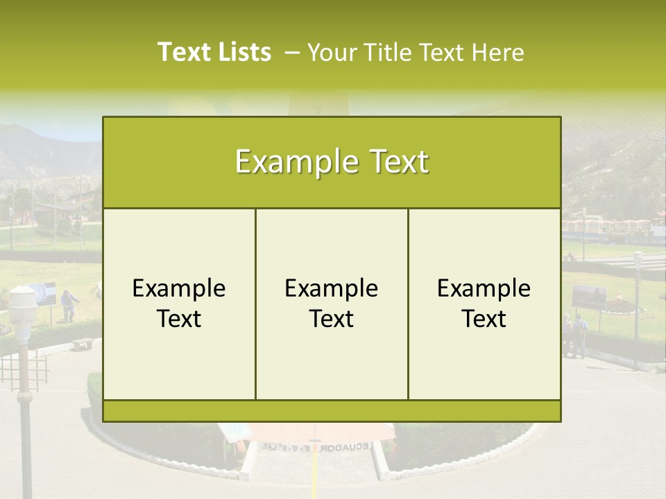 Line Central Architecture PowerPoint Template