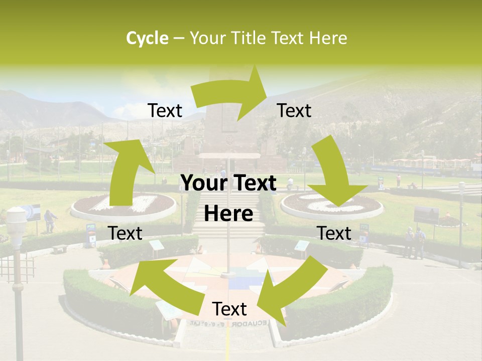 Line Central Architecture PowerPoint Template