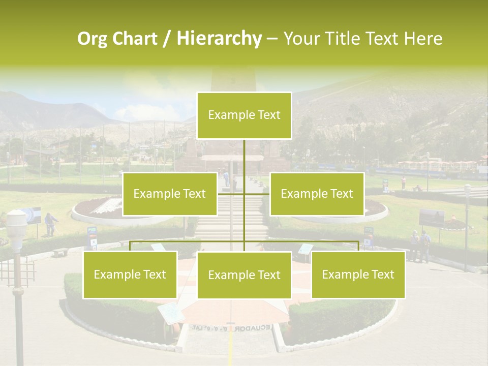 Line Central Architecture PowerPoint Template