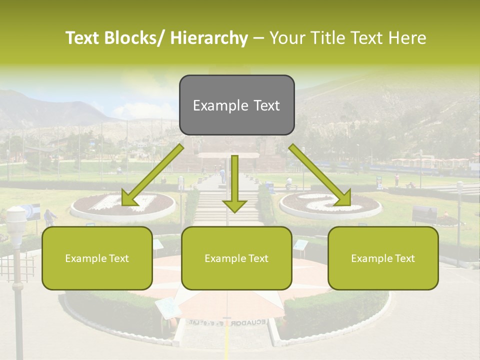 Line Central Architecture PowerPoint Template