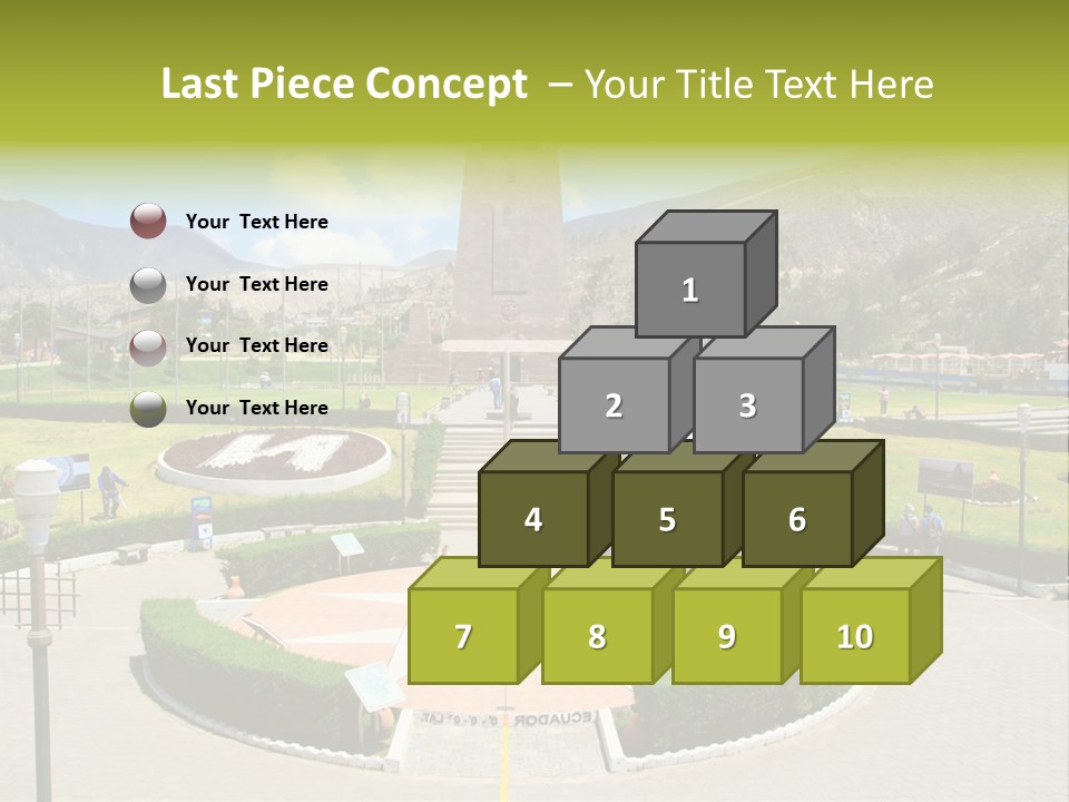 Line Central Architecture PowerPoint Template