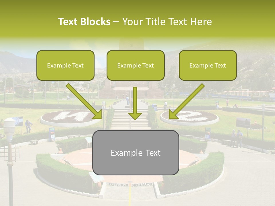 Line Central Architecture PowerPoint Template