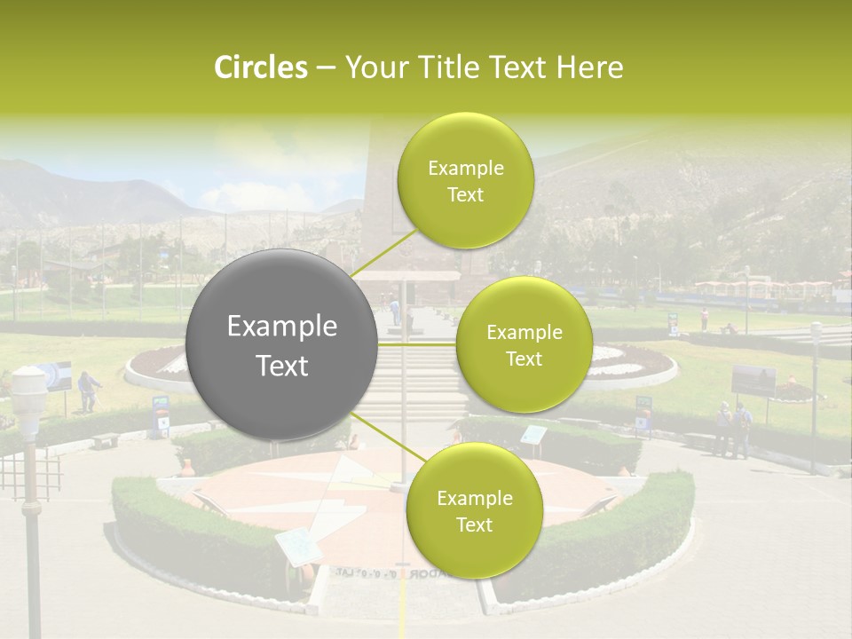Line Central Architecture PowerPoint Template