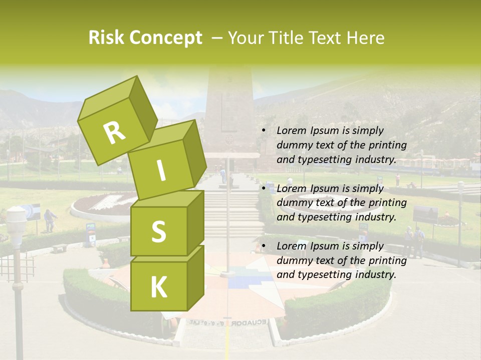 Line Central Architecture PowerPoint Template