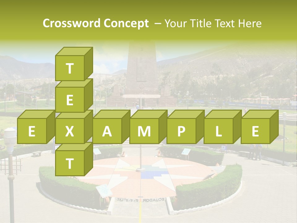 Line Central Architecture PowerPoint Template