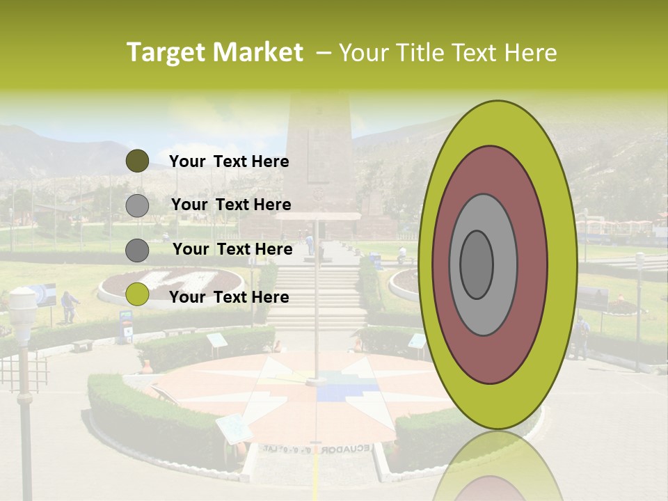 Line Central Architecture PowerPoint Template