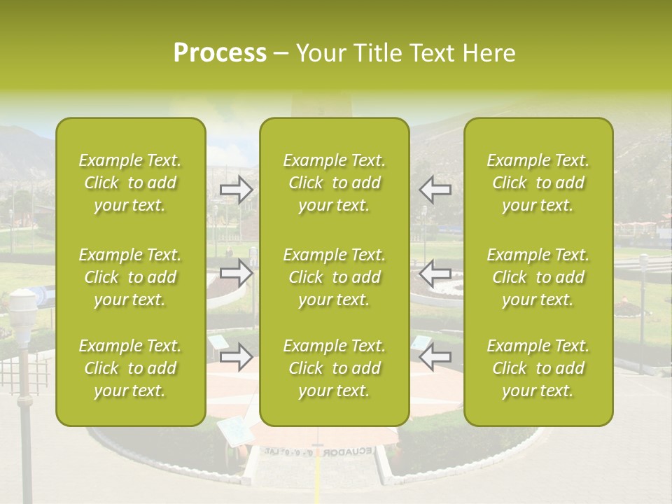 Line Central Architecture PowerPoint Template