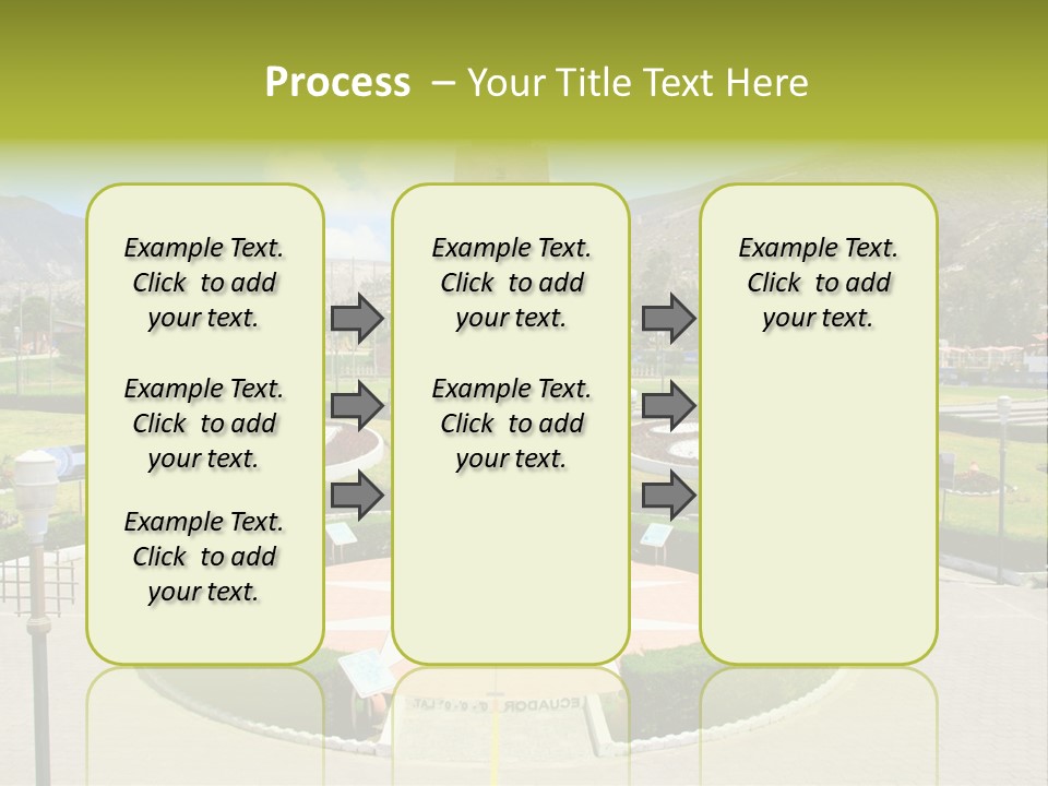 Line Central Architecture PowerPoint Template