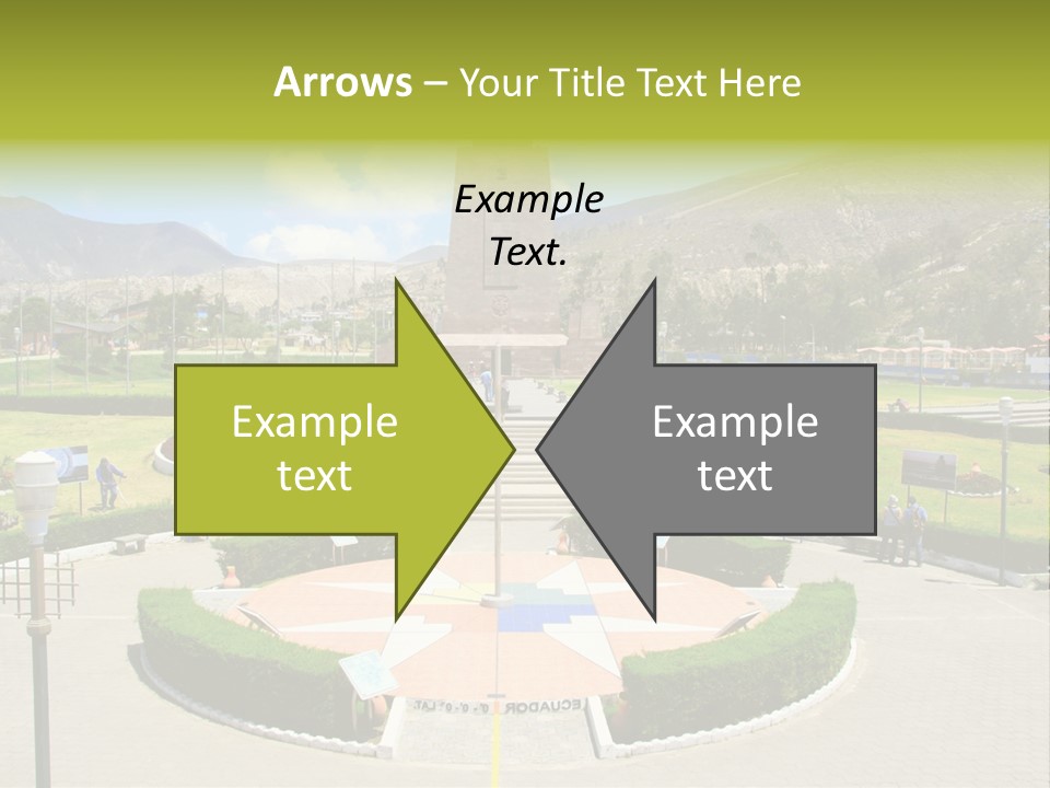 Line Central Architecture PowerPoint Template