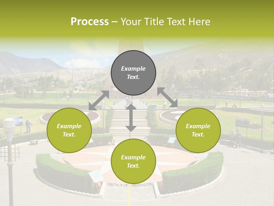 Line Central Architecture PowerPoint Template