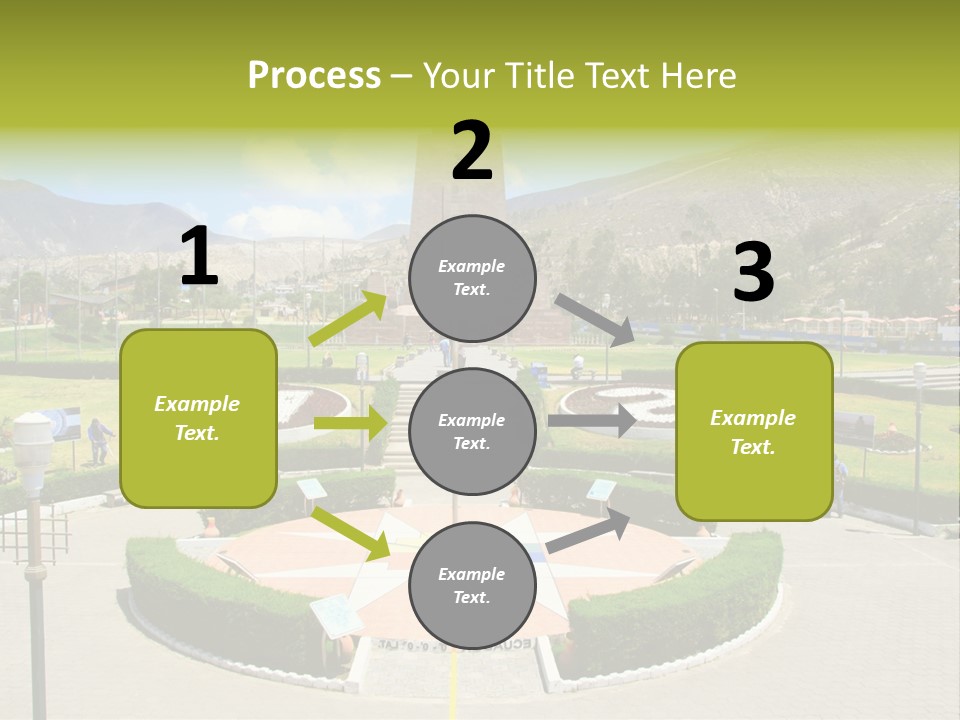 Line Central Architecture PowerPoint Template