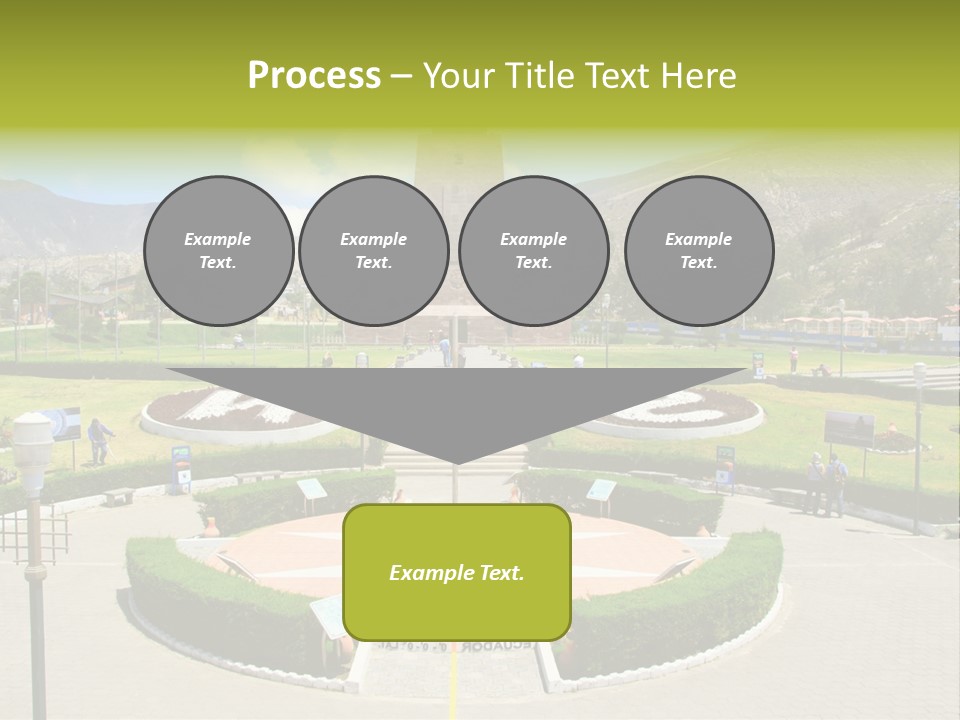 Line Central Architecture PowerPoint Template