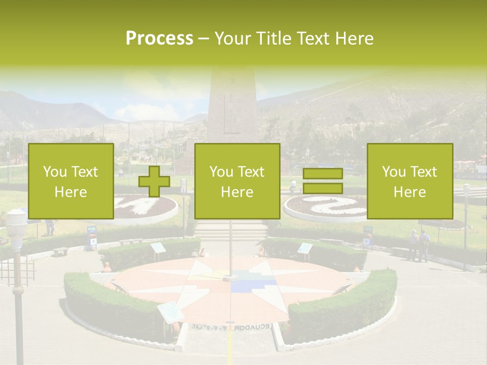 Line Central Architecture PowerPoint Template