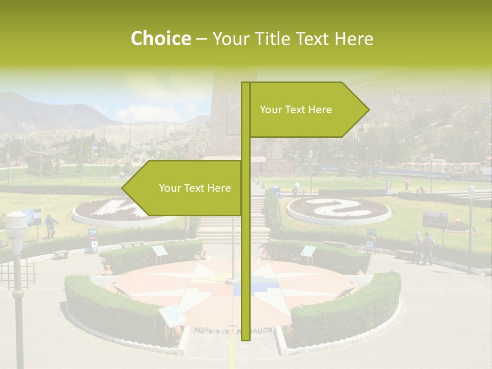 Line Central Architecture PowerPoint Template
