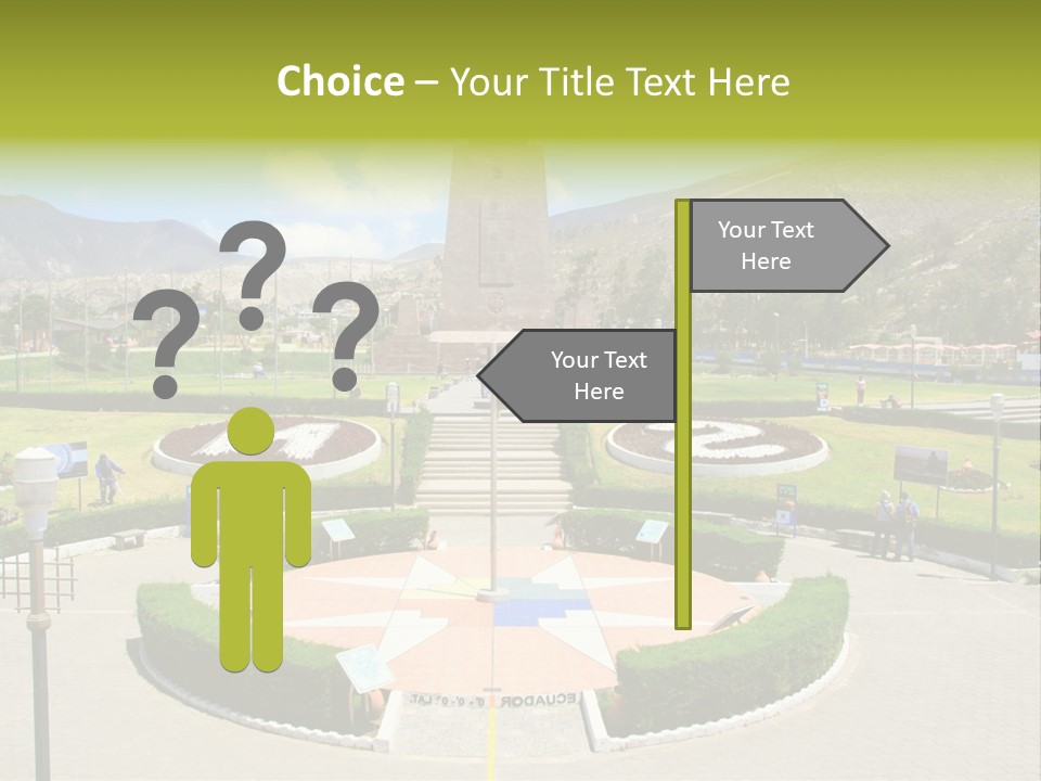Line Central Architecture PowerPoint Template
