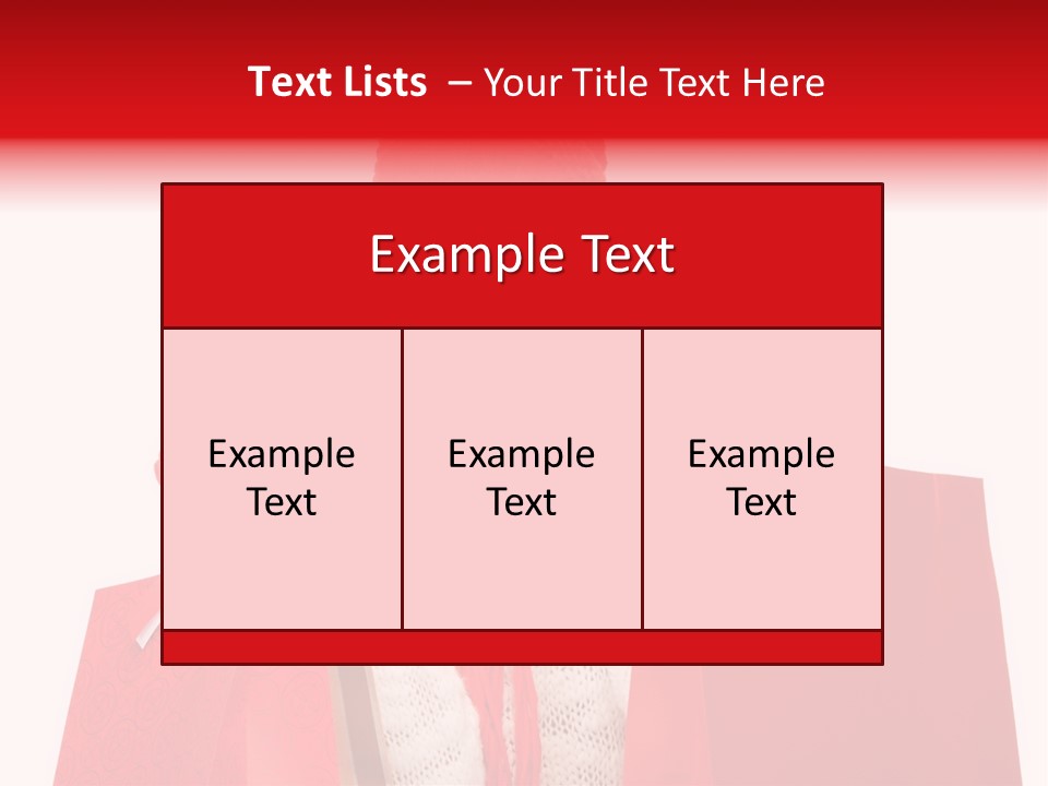 Teenage Lady Caucasian PowerPoint Template