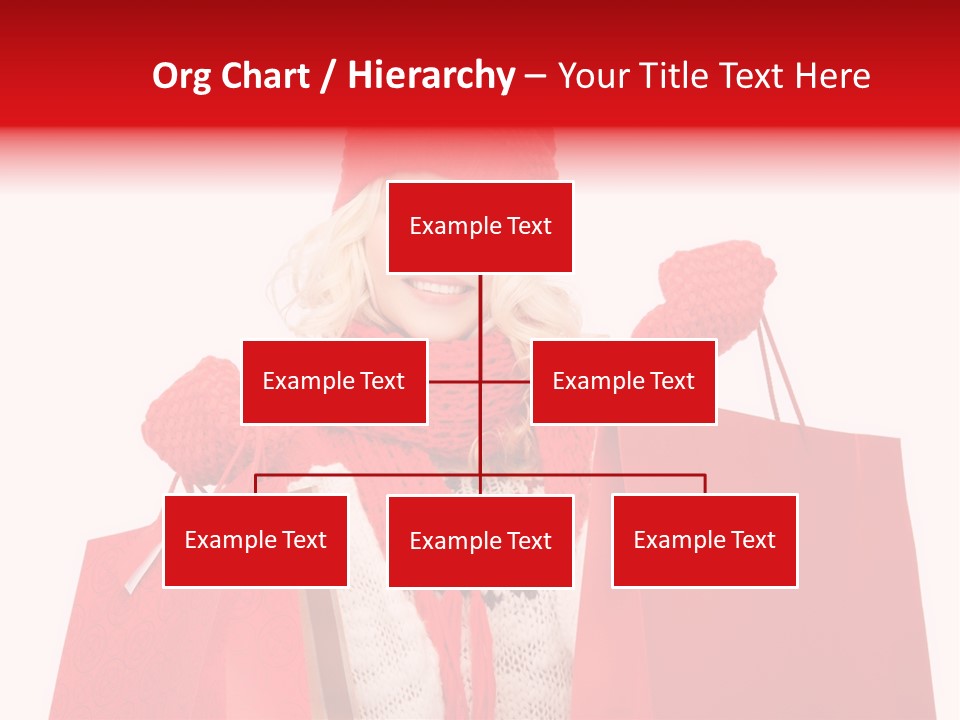 Teenage Lady Caucasian PowerPoint Template