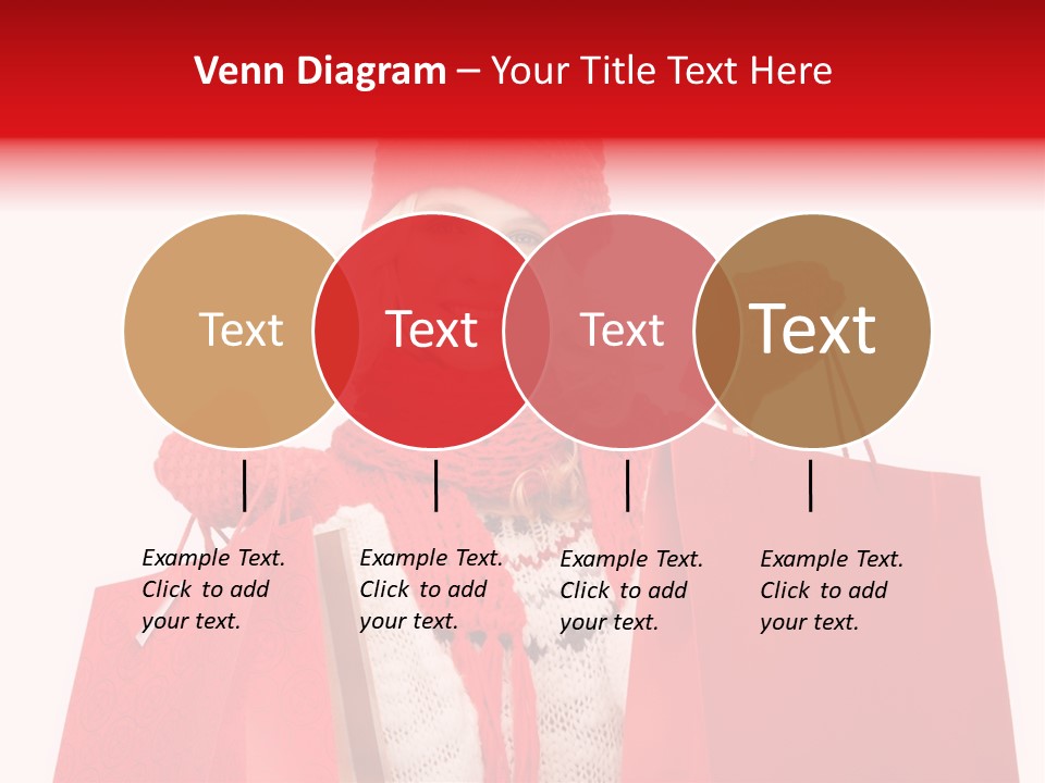 Teenage Lady Caucasian PowerPoint Template