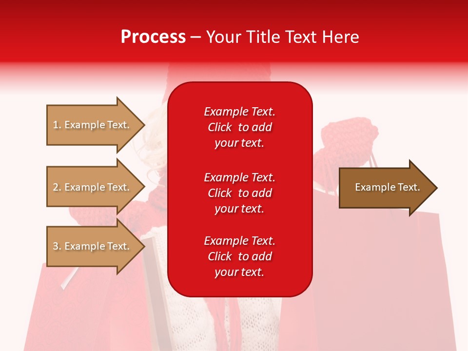 Teenage Lady Caucasian PowerPoint Template