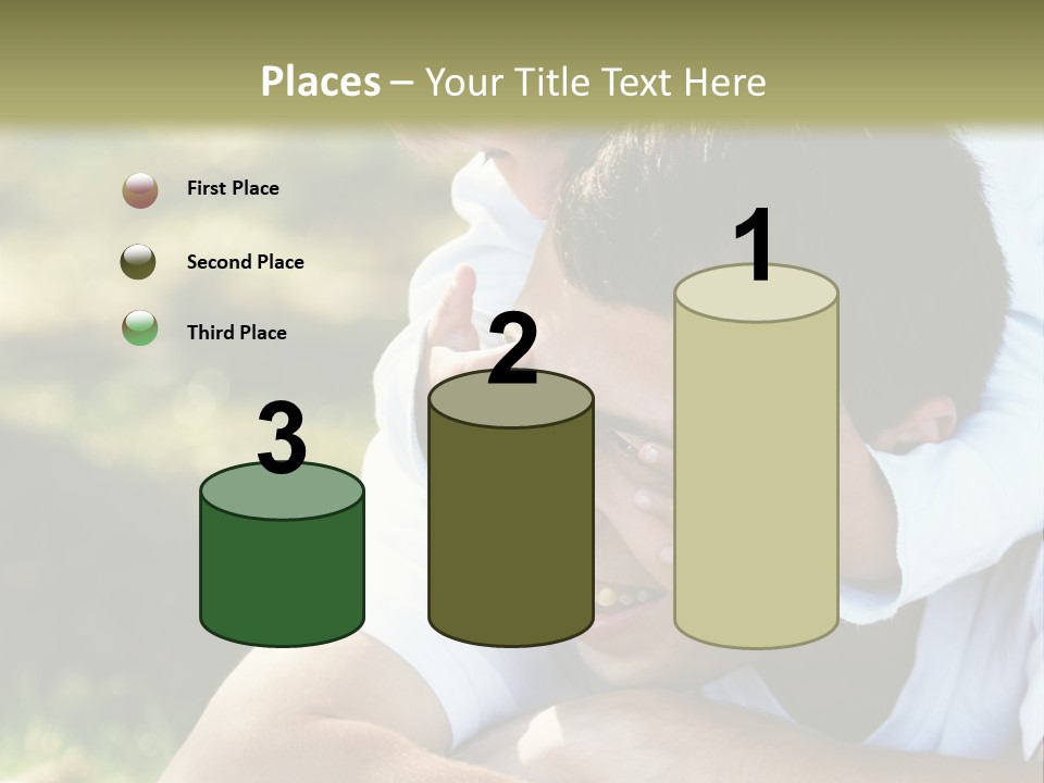 Pretty Playful Girl PowerPoint Template