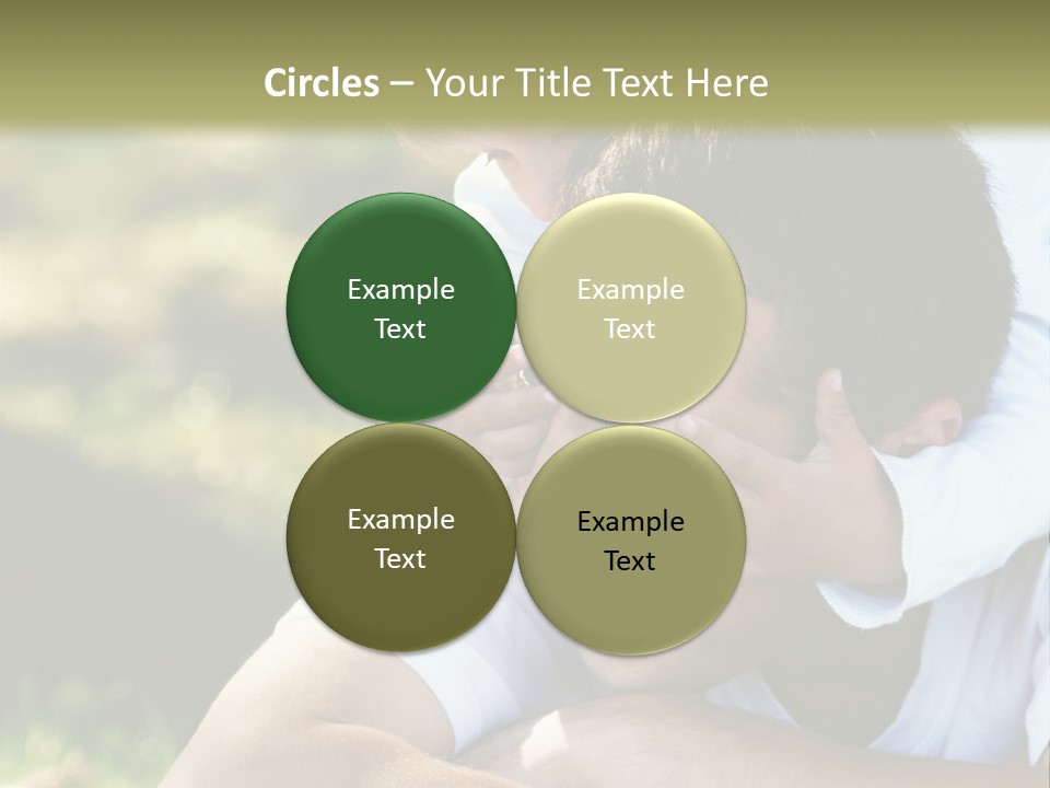 Pretty Playful Girl PowerPoint Template