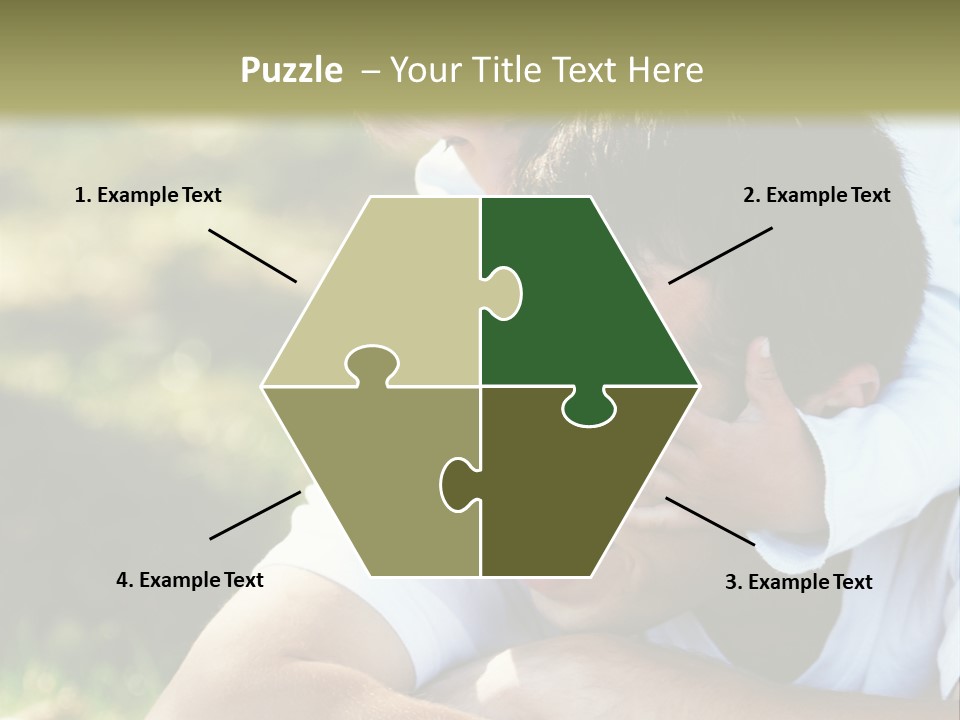 Pretty Playful Girl PowerPoint Template