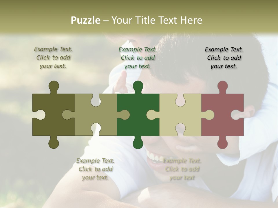 Pretty Playful Girl PowerPoint Template