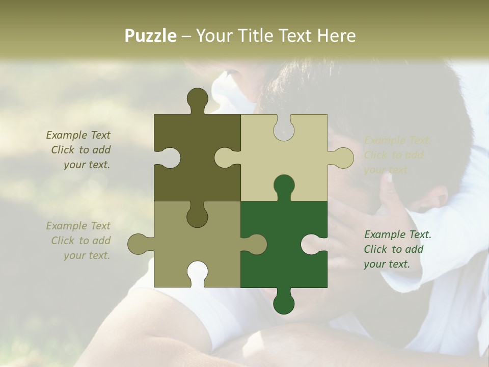 Pretty Playful Girl PowerPoint Template