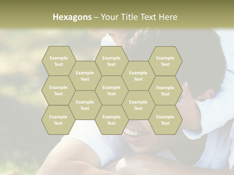 Pretty Playful Girl PowerPoint Template