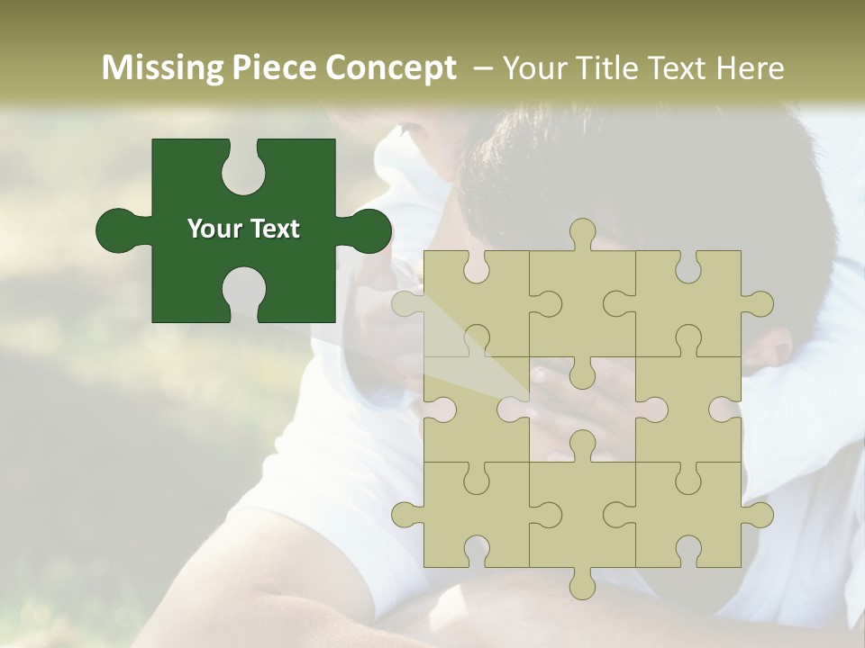 Pretty Playful Girl PowerPoint Template