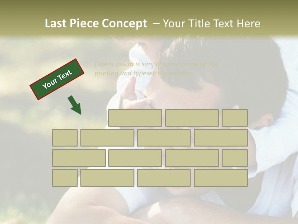 Pretty Playful Girl PowerPoint Template