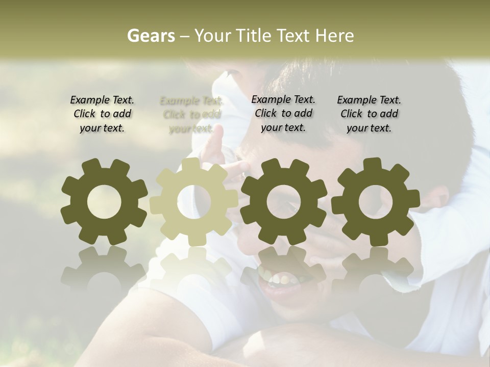 Pretty Playful Girl PowerPoint Template