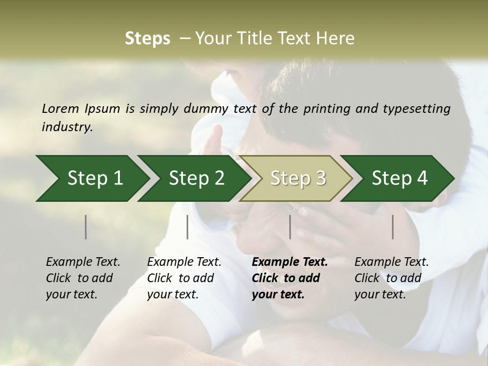 Pretty Playful Girl PowerPoint Template