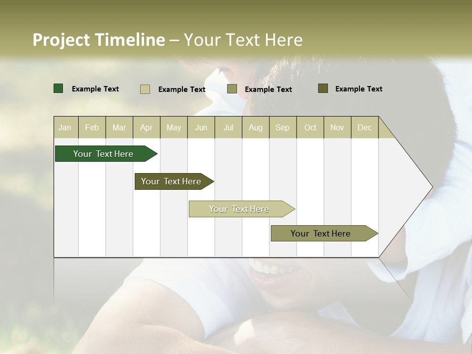 Pretty Playful Girl PowerPoint Template