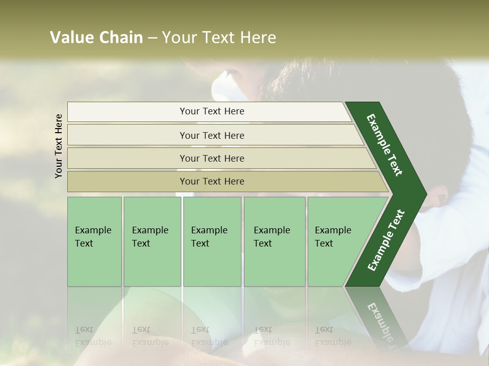 Pretty Playful Girl PowerPoint Template